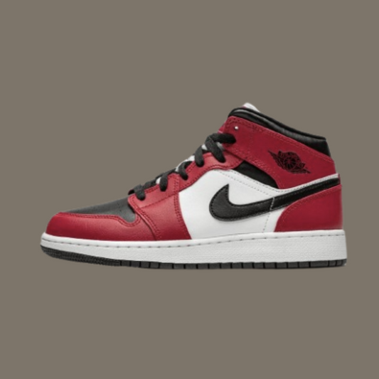 Air Jordan 1 Mid GS 'Chicago Black Toe'